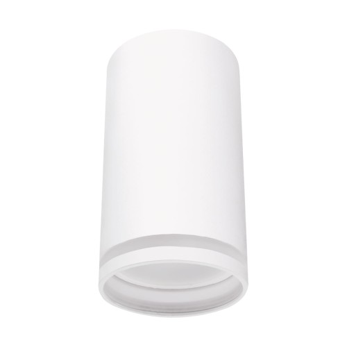 Sufitowa oprawa lampa punktowa ZULA DWL GU10 WHITE 03989 Struhm Ideus tuba spot natynkowa nowoczesna oświetleniowa biała biały