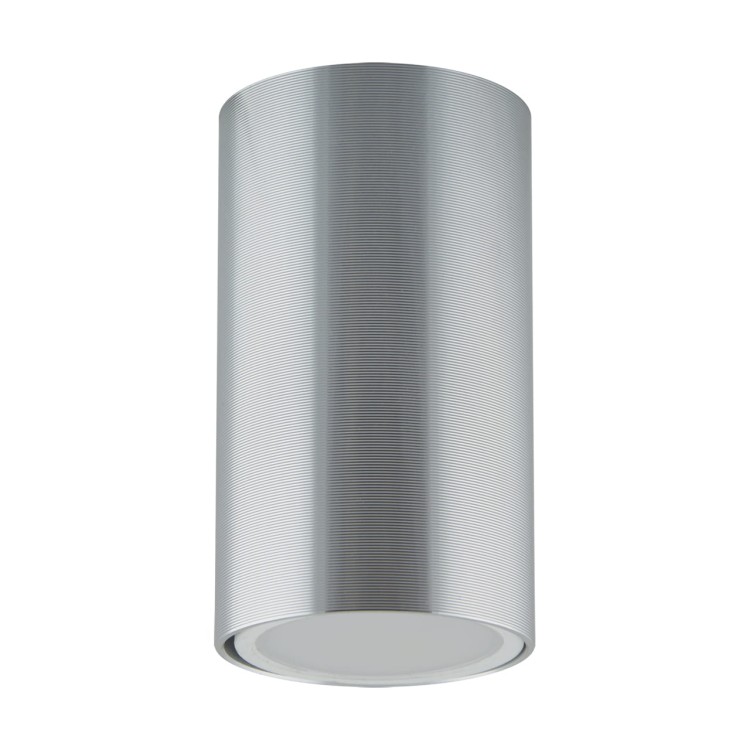 Sufitowa oprawa lampa punktowa OTTO GU10 INOX 03221 Struhm Ideus tuba spot natynkowa nowoczesna oświetleniowa chrom szara