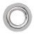 Oczko sufitowe LED okrągłe KAJKA C CHROME 03751 Struhm Ideus GU5.3 wpuszczane do zabudowy sufitu podwieszanego lampa oprawa chrom srebrna