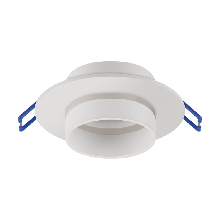 Oczko sufitowe LED okrągłe ZODIAK C WHITE 04116 Struhm Ideus wpuszczane do zabudowy sufitu podwieszanego lampa oprawa biała białe biały