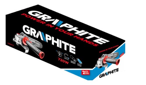 Szlifierka kątowa 720W 125 x 22,2 mm 59G072 Graphite