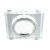 Oczko sufitowe LED kwadratowe SMD LED STAN LED D CHROME CW 02919 Struhm Ideus szklane wpuszczane do zabudowy sufitu podwieszanego lampa oprawa przezroczysty przezroczyste szkło chrom