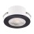 Oczko sufitowe LED okrągłe SMD LED FIN LED C 3W BLACK NW 03873 Struhm Ideus 4100K IP44 wpuszczane do zabudowy sufitu podwieszanego lampa oprawa barwa dzienna neutralna czarne czarna czarny