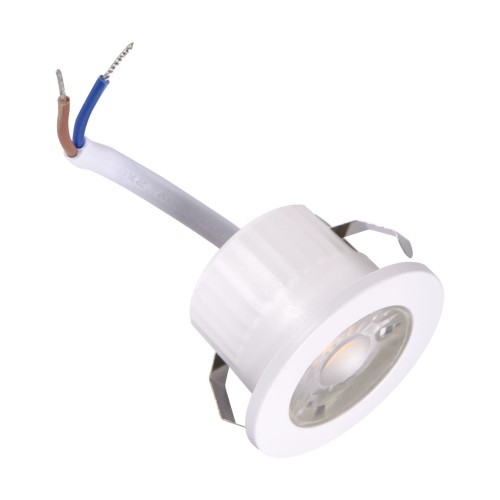Oczko sufitowe LED okrągłe SMD LED FIN LED C 3W WHITE NW 03872 Struhm Ideus 4100K IP44 wpuszczane do zabudowy sufitu podwieszanego lampa oprawa barwa dzienna neutralna białe biała biały