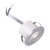 Oczko sufitowe LED okrągłe SMD LED FIN LED C 3W SILVER NW 03871 Struhm Ideus 4100K IP44 wpuszczane do zabudowy sufitu podwieszanego lampa oprawa barwa dzienna neutralna srebrne srebrna srebrny
