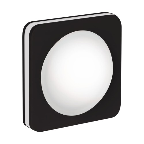 Oczko sufitowe LED kwadratowe SMD LED GOTI LED D BLACK 5W NW 03200 Struhm Ideus 4000K wpuszczane do zabudowy sufitu podwieszanego lampa oprawa barwa dzienna neutralna czarne czarna czarny