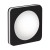 Oczko sufitowe LED kwadratowe SMD LED GOTI LED D BLACK 5W NW 03200 Struhm Ideus 4000K wpuszczane do zabudowy sufitu podwieszanego lampa oprawa barwa dzienna neutralna czarne czarna czarny