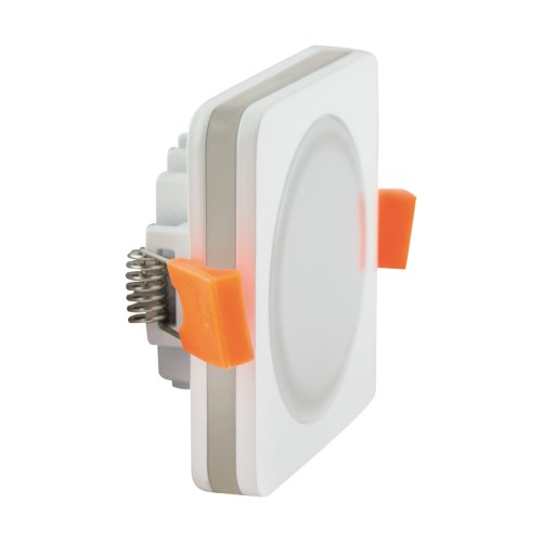 Oczko sufitowe LED kwadratowe SMD LED GOTI LED D WHITE 5W NW 03084 Struhm Ideus 4000K wpuszczane do zabudowy sufitu podwieszanego lampa oprawa barwa dzienna neutralna białe biała biały