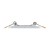 Sufitowa oprawa downlight LED kwadratowa SMD LED SLIM IRON LED D 6W NW 03571 Struhm Ideus 4200K wpuszczane do zabudowy sufitu podwieszanego lampa oprawa barwa dzienna neutralna biała białe biały