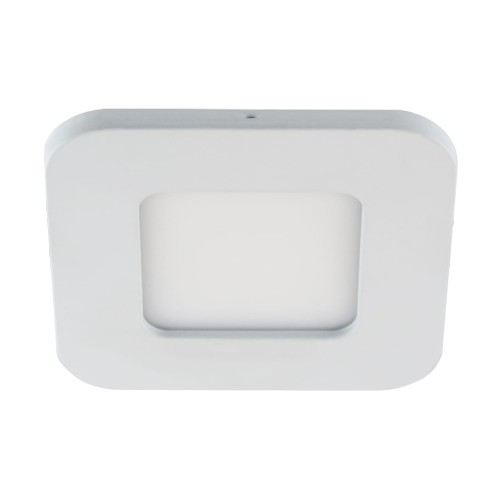 Sufitowa oprawa downlight LED kwadratowa SMD LED SLIM IRON LED D 3W NW 03536 Struhm Ideus 4200K wpuszczane do zabudowy sufitu podwieszanego lampa oprawa barwa dzienna neutralna biała białe biały