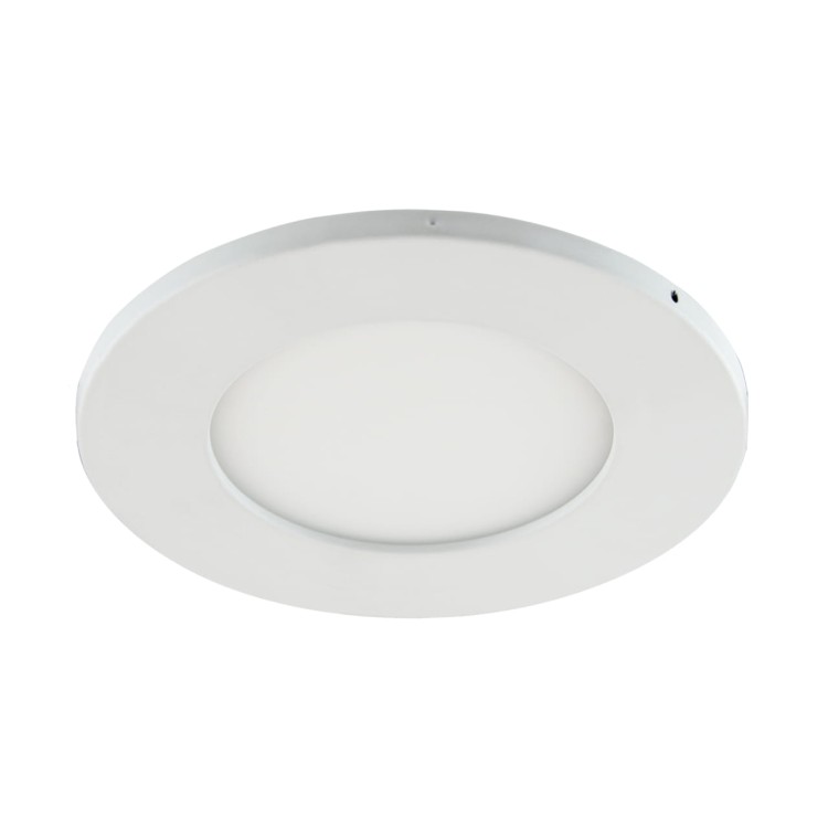 Sufitowa oprawa downlight LED okrągła SMD LED SLIM IRON LED C 3W NW 03535 Struhm Ideus 4200K wpuszczane do zabudowy sufitu podwieszanego lampa oprawa barwa dzienna neutralna biała białe biały