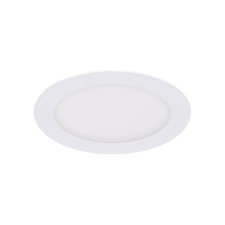 Sufitowa oprawa downlight LED okrągła SMD LED SLIM LED C 12W WHITE CW 02486 Struhm Ideus 6600K wpuszczane do zabudowy sufitu podwieszanego lampa oprawa barwa zimna biała białe biały