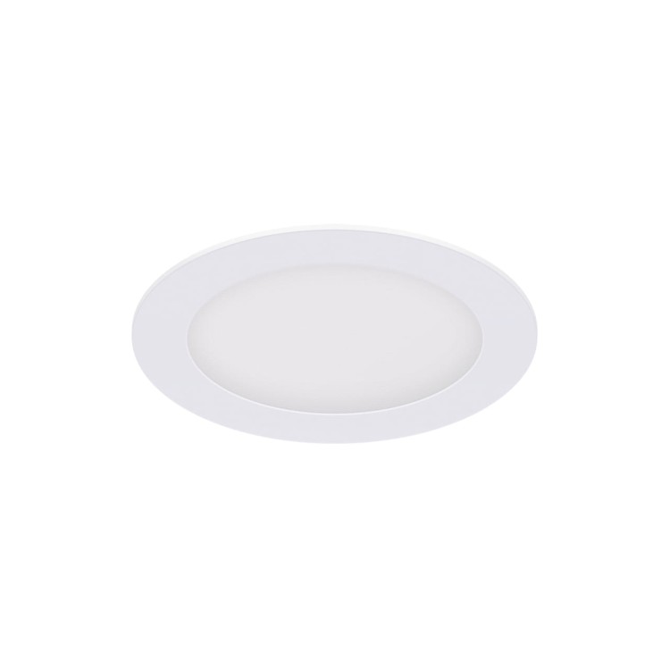 Sufitowa oprawa downlight LED okrągła SMD LED SLIM LED C 9W WHITE CW 02484 Struhm Ideus 6600K wpuszczane do zabudowy sufitu podwieszanego lampa oprawa barwa zimna biała białe biały