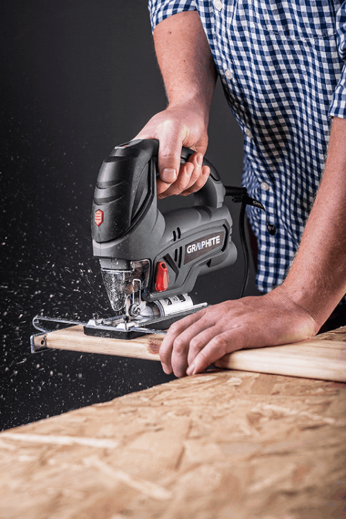 Wyrzynarka 600W + brzeszczoty + walizka 58G061 Graphite