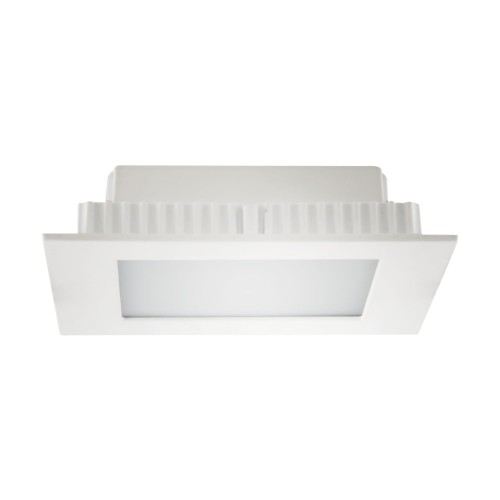 Sufitowa oprawa downlight LED kwadratowa SMD LED MILTON LED D 12W WHITE WW 02126 Struhm Ideus wpuszczane do zabudowy sufitu podwieszanego lampa oprawa barwa ciepła ciepłobiała biała białe biały