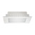 Sufitowa oprawa downlight LED kwadratowa SMD LED MILTON LED D 12W WHITE WW 02126 Struhm Ideus wpuszczane do zabudowy sufitu podwieszanego lampa oprawa barwa ciepła ciepłobiała biała białe biały