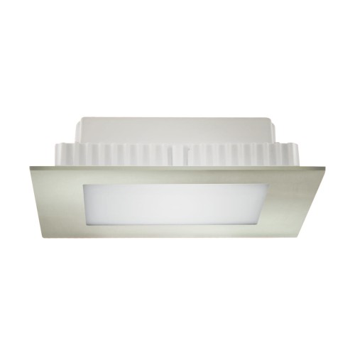 Sufitowa oprawa downlight LED kwadratowa SMD LED MILTON LED D 12W MATCHR CW 02127 Struhm Ideus wpuszczane do zabudowy sufitu podwieszanego lampa oprawa barwa zimna zimnobiała chrom matowy srebrny srebrne
