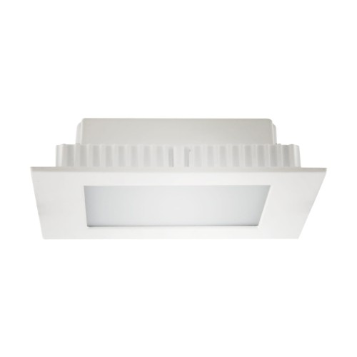 Sufitowa oprawa downlight LED kwadratowa SMD LED MILTON LED D 6W WHITE CW 02117 Struhm Ideus wpuszczane do zabudowy sufitu podwieszanego lampa oprawa barwa zimna zimnobiała biała białe biały
