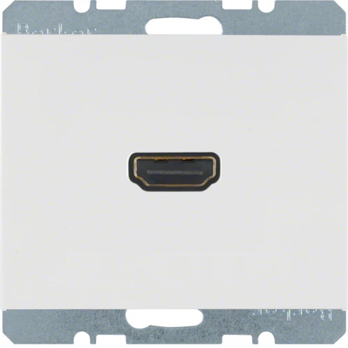 K.1 Gniazdo HDMI z przyłączem 90° biały 3315437009 HAGER BERKER