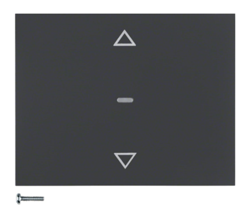 K.1 KNX RF quicklink przycisk żaluzjowy,  antracyt, mat 85245275 HAGER BERKER