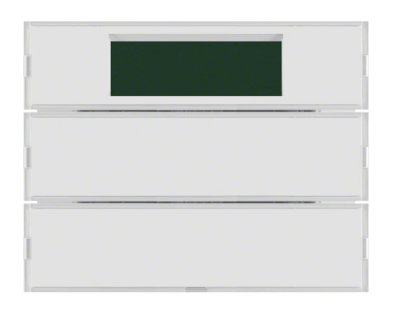 KNX system K.1 Przycisk 2-kr z reg. temp. i wyśw., do ram. biał. i krem. 75662770 HAGER BERKER