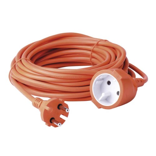 Przedłużacz ogrodowy elektryczny 10m 10A 2x1 mm 1 gniazdo P01310 Emos pomarańczowy