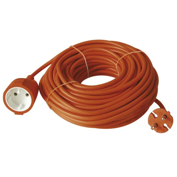 Przedłużacz ogrodowy elektryczny 30m 10A 2x1 mm 1 gniazdo P01330 Emos pomarańczowy