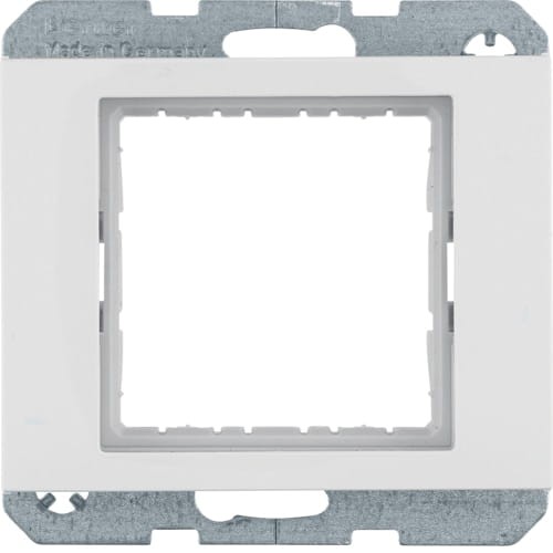 K.1 Zestaw adaptacyjny do modułów systo 45x45mm, biały, połysk 14407009 HAGER BERKER