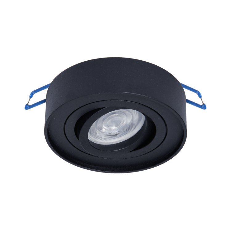 Oprawa Podtynkowa Nusa Round Black ML0022 Milagro