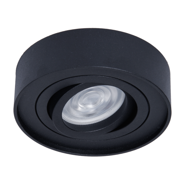Oprawa Podtynkowa Nusa Round Black ML0022 Milagro