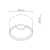 Oprawa Podtynkowa Bali Round Black ML0060 Milagro