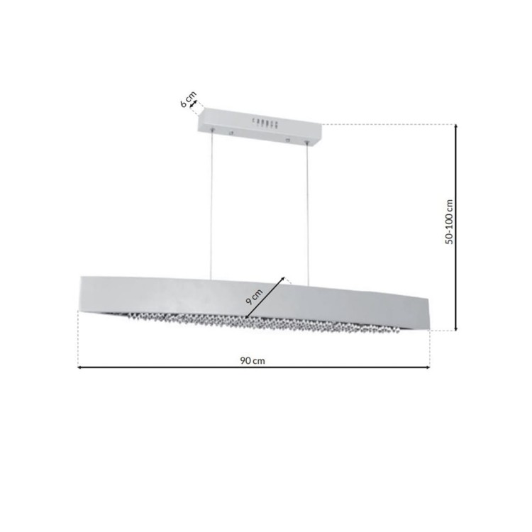 LAMPA WISZĄCA BOCCA 24W LED ML015 Milagro