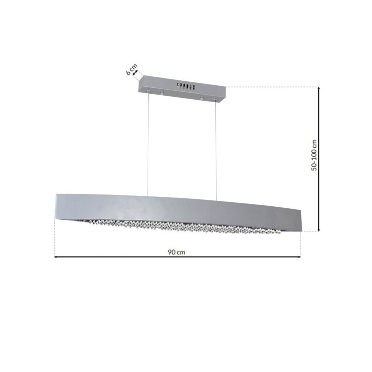 LAMPA WISZĄCA BOCCA 24W LED ML016 Milagro