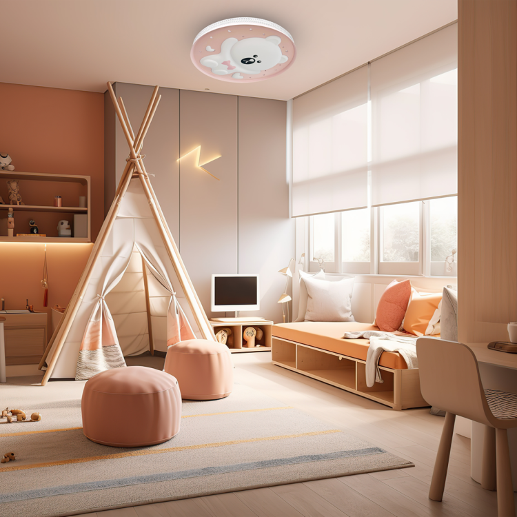 Plafoniera BEAR PINK 34W LED O490 mm ML0247 Milagro