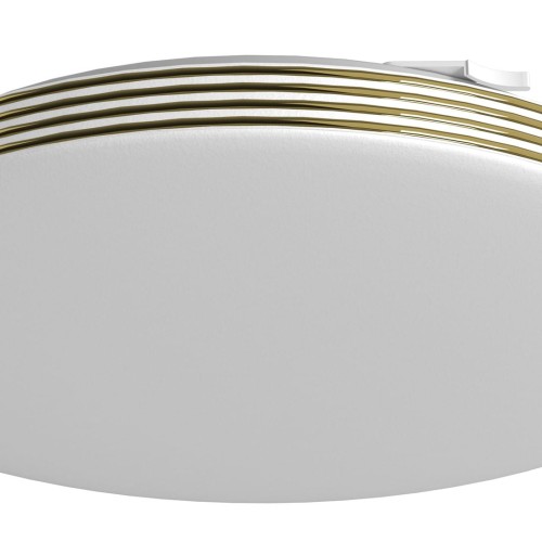 Plafoniera Plafon BEVER 10W LED 260mm ML0250 Milagro IP44 do łazienki salonu sypialni korytarza jadalni oprawa lampa sufitowa nowoczesna oświetleniowa złoty złota barwa neutralna biała dzienna Inspiracje Premium