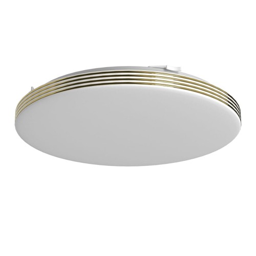 Plafoniera Plafon BEVER 16W LED 330mm ML0251 Milagro IP44 do łazienki salonu sypialni korytarza jadalni oprawa lampa sufitowa nowoczesna oświetleniowa złoty złota barwa neutralna biała dzienna Inspiracje Premium
