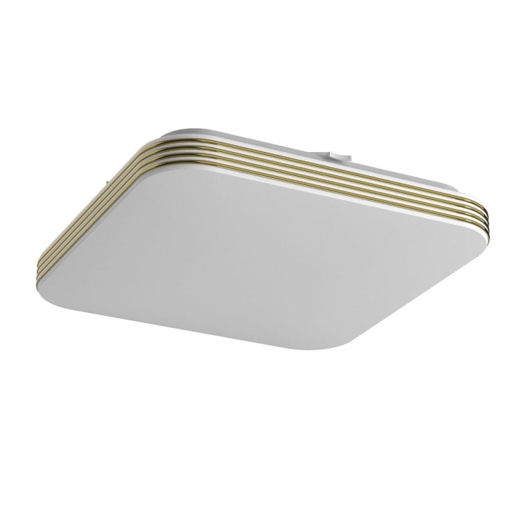 Plafoniera Plafon DABAR 11W LED ML0252 Milagro IP44 do łazienki sypialni korytarza jadalni oprawa lampa sufitowa nowoczesna oświetleniowa złota złoty barwa neutralna biała dzienna Inspiracje Premium