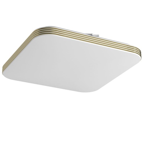 Plafoniera Plafon DABAR 17W LED ML0253 Milagro IP44 do łazienki sypialni korytarza jadalni oprawa lampa sufitowa nowoczesna oświetleniowa złota złoty barwa neutralna biała dzienna Inspiracje Premium