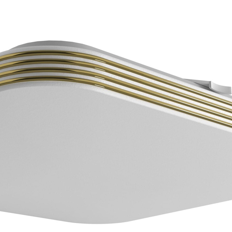 Plafoniera Plafon DABAR 17W LED ML0253 Milagro IP44 do łazienki sypialni korytarza jadalni oprawa lampa sufitowa nowoczesna oświetleniowa złota złoty barwa neutralna biała dzienna Inspiracje Premium