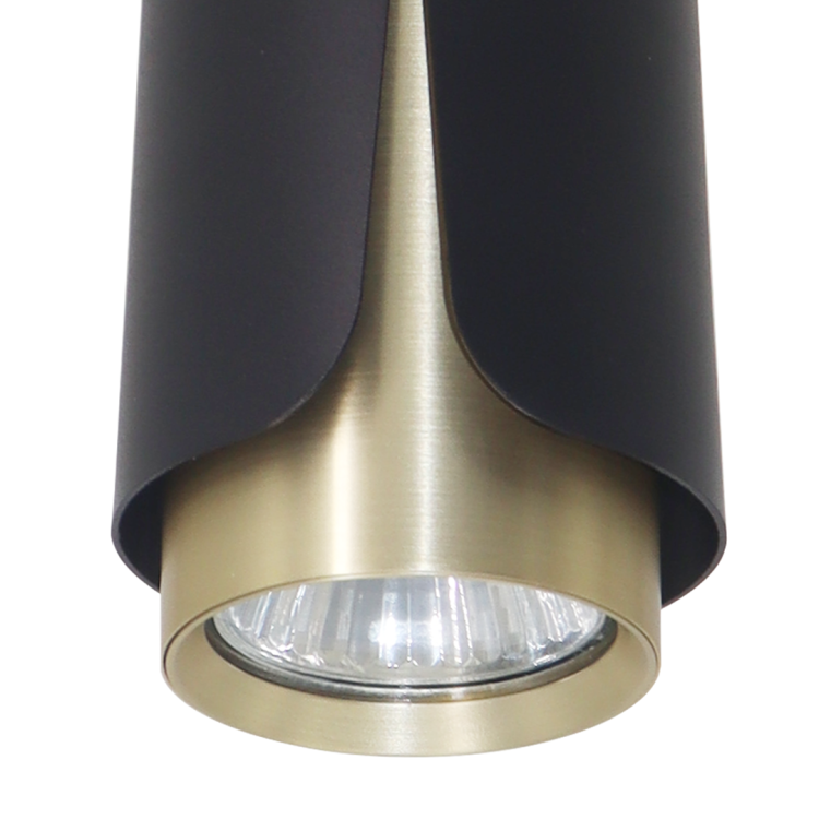 FLOWER BLACK GOLD DOWNLIGHT 1xGU10 ML0262 Milagro
