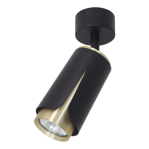 FLOWER BLACK GOLD SPOT 1xGU10 ML0264 Milagro