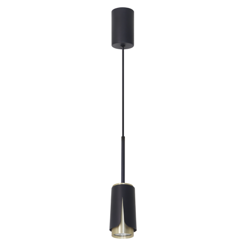 FLOWER BLACK GOLD LAMPA WISZĄCA 1xGU10 ML0267 Milagro