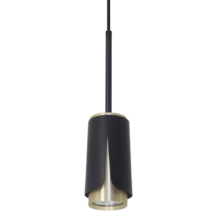 FLOWER BLACK GOLD LAMPA WISZĄCA 1xGU10 ML0267 Milagro