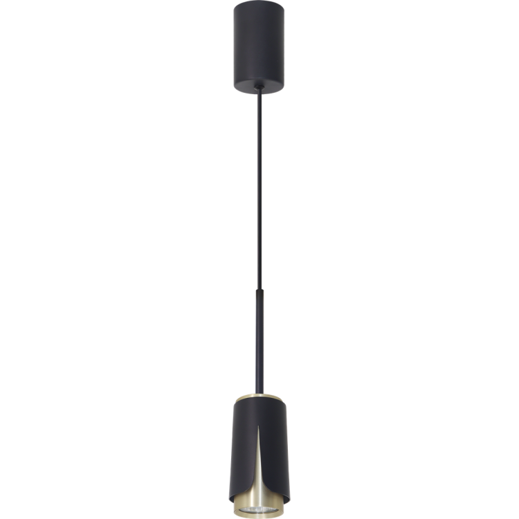 FLOWER BLACK GOLD LAMPA WISZĄCA 1xGU10 ML0267 Milagro
