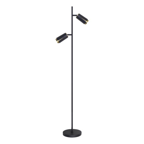 FLOWER BLACK GOLD LAMPA PODŁOGOWA 1xGU10 ML0269 Milagro
