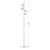FLOWER BLACK GOLD LAMPA PODŁOGOWA 1xGU10 ML0269 Milagro