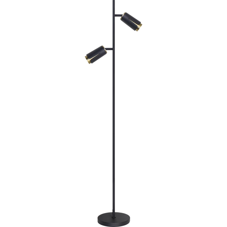 FLOWER BLACK GOLD LAMPA PODŁOGOWA 1xGU10 ML0269 Milagro