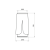 FLOWER WHITE CHROME DOWNLIGHT 1xGU10 ML0270 Milagro
