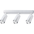 FLOWER WHITE CHROME SPOT 3xGU10 ML0274 Milagro