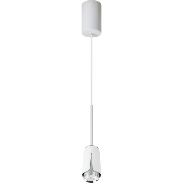 FLOWER WHITE CHROME LAMPA WISZĄCA 1xGU10 ML0275 Milagro